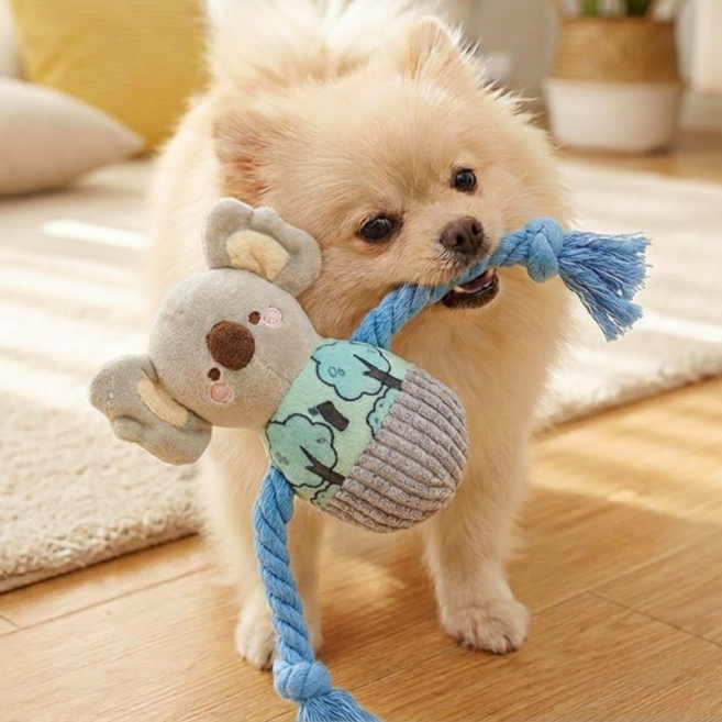 모노슈아 소형견 강아지 터그놀이 인형, 1개, 코알라