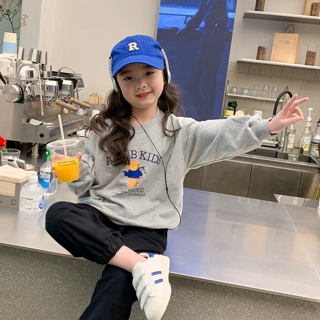 달마시안 봄 여름 가을 얇은 맨투맨 110-140호