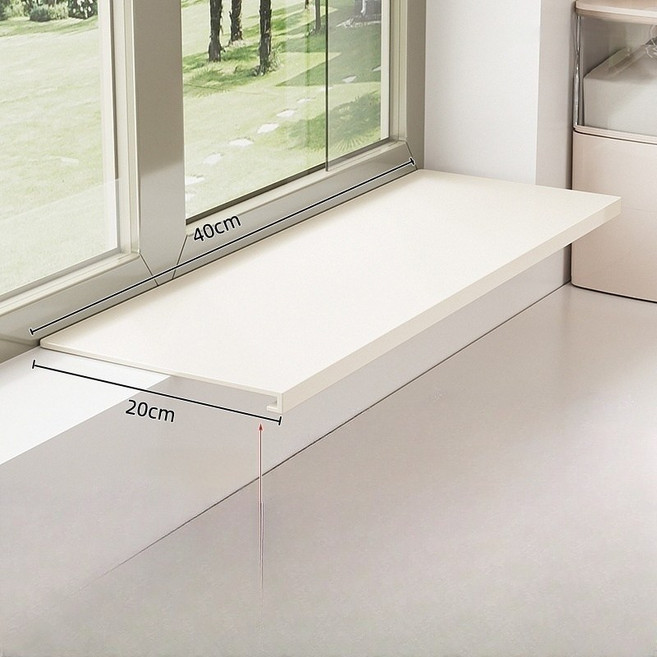 창턱 연장판 주방 수납 펀칭 프리 자석 선반H363, 흰색, 1개