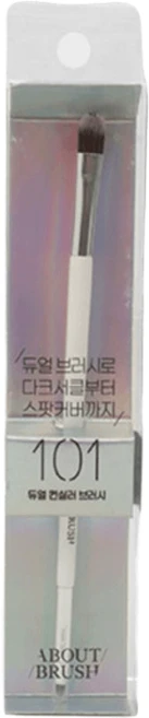 듀얼 컨실러 브러시101, 기본선택, 1개 - 쿠팡