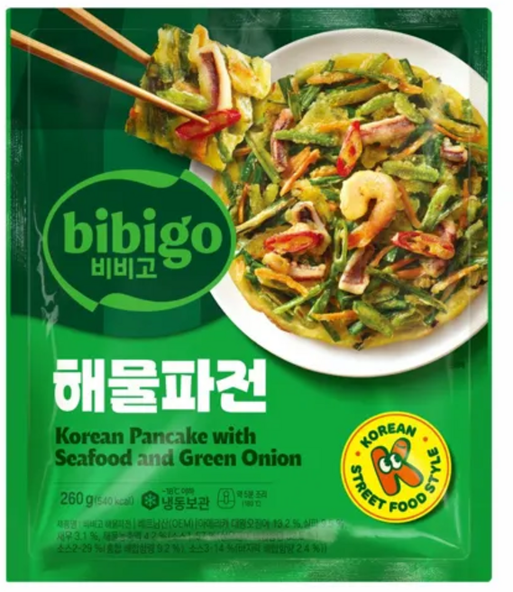 CJ 비비고 해물파전, 3개, 260g