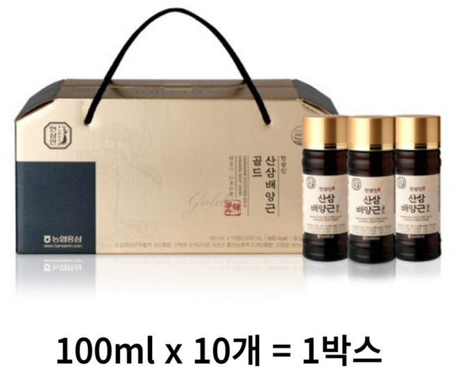 한삼인 산삼배양근 골드, 1L, 1개