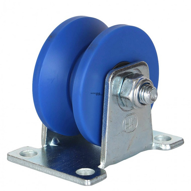 국산 V형 레일 캐스터 PNVR MC/스틸 (HC-43185 150mm) 앵글 고정 로라 바퀴 미닫이 자바라 슬라이딩 게이트, 상세페이지 참조