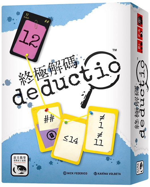 新天鵝堡 Swan Panasia 終極解碼 deductio 桌上遊戲, Multicolor, 1盒
