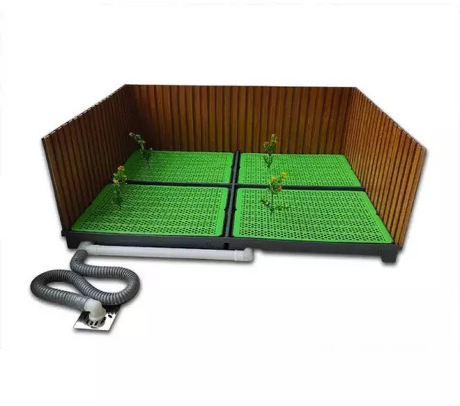 자동 배수 배변매트 강아지배변판 무벽 고양이, 1개