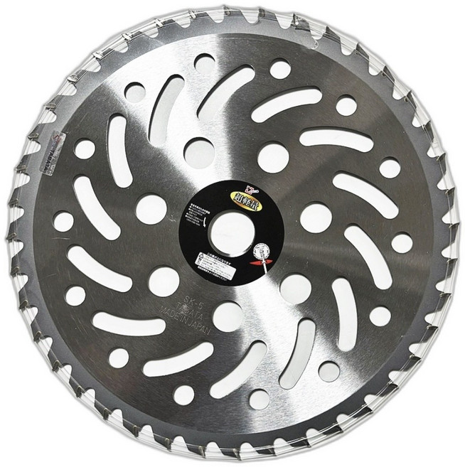 일제 10인치 예초기 원형 톱날 초경팁 255mm 예초기날 (TY-2550), 1개