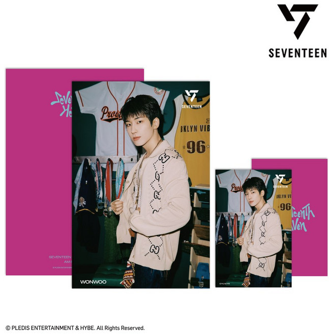세븐틴 3D 렌티큘러 엽서 (SEVENTEENTH HEAVEN AM5:26 Ver.), 원우