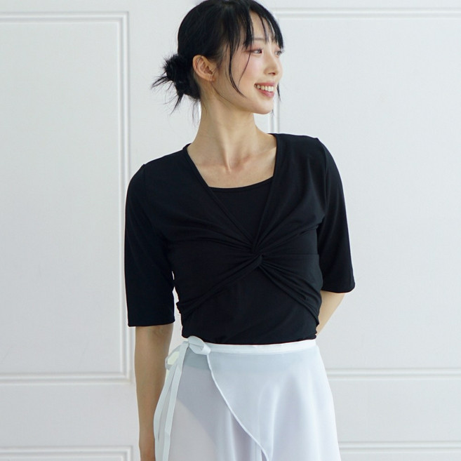 이이엘 발레 워머 세트 성인 발레복 상의 옷 의상