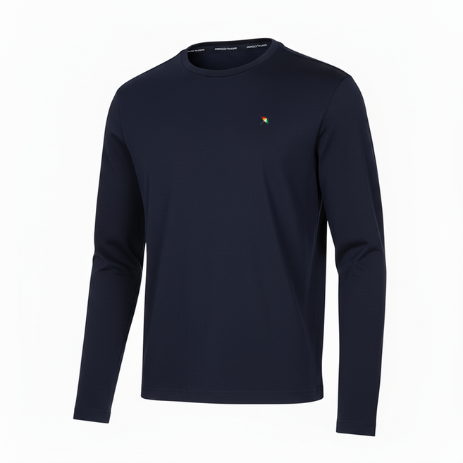 아놀드파마 남성 베이직 라운드 긴팔 티셔츠_CP