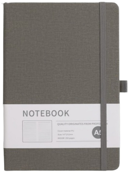 꼬까 A5 180도 펴지는 만년 다이어리, 그레이