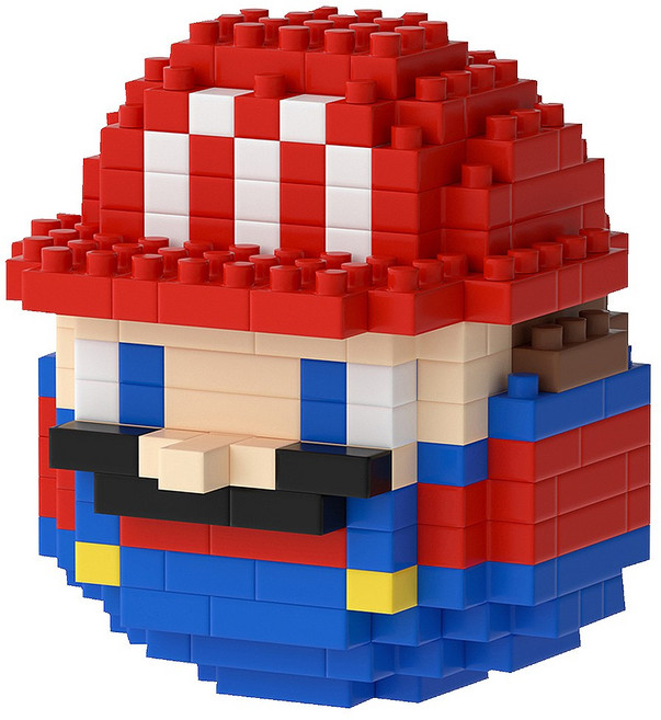 [알꿀밤-나노블럭-수리공] MS알 빨간 수리공, 1개