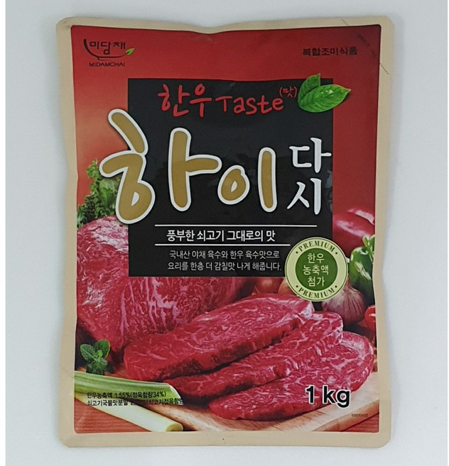 미담채 하이다시, 1kg, 1개