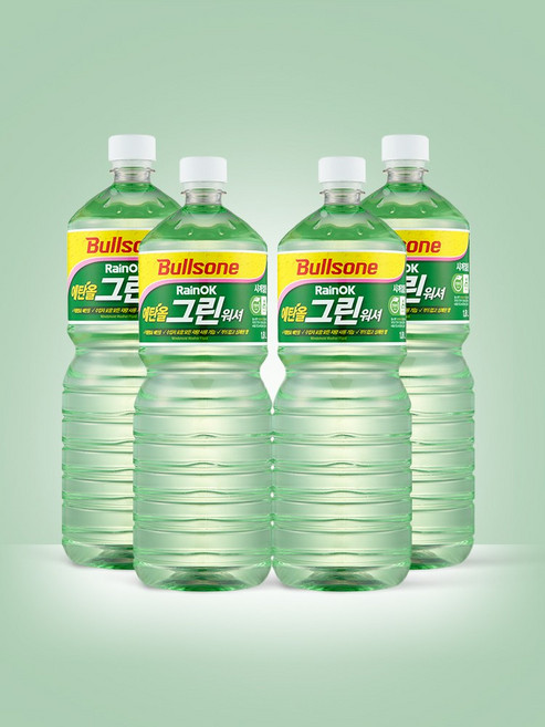 불스원레인OK 에탄올 그린 워셔액 1800ml 4개입 207028
