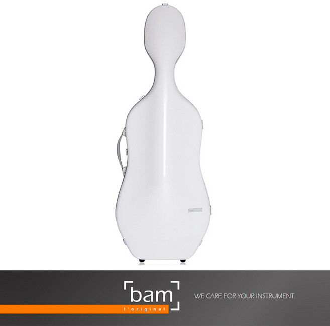 [심로악기] 뱀 첼로 케이스 슈프림 아이스 SUP1005XLW, WHITE-SILVER, 1개