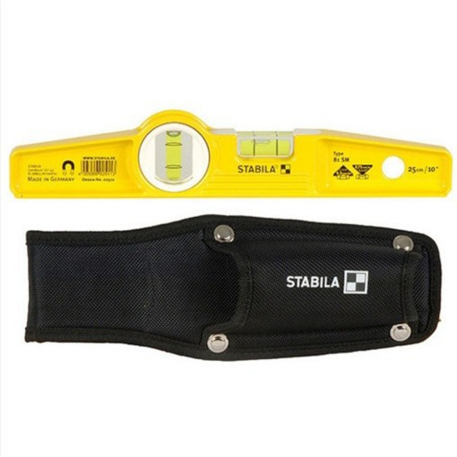 스타빌라 주물 측정기 81-SM 수평대 자석 수평계 수평자 경사계, 1개