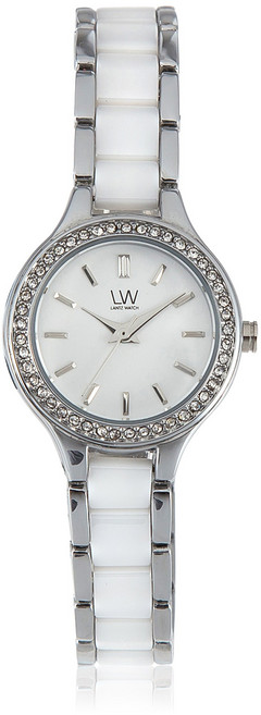 LANTZ 란쯔 큐빅 베젤 여성 세라믹시계 LA1240