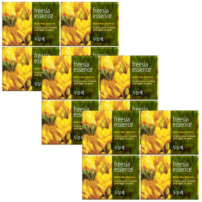 해피바스 두보레 비누 후리지아향, 100g, 12개