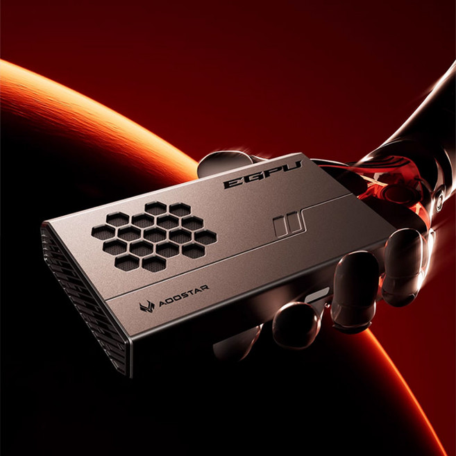 [CTK] AOOSTAR 아우스타 XG76 XT 외장 그래픽 카드 eGPU RX-7600XT 독립 모바일 도킹, USB4케이블