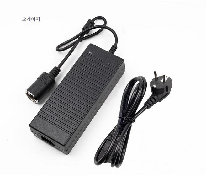 잭 변환기 차량용 시가잭 자동차 전원 어댑터 변환 AC DC 110V/ 220 v에서 12V 15A 공급 라이터 6394EA62 UK Plug 1개, EU plug × 1개