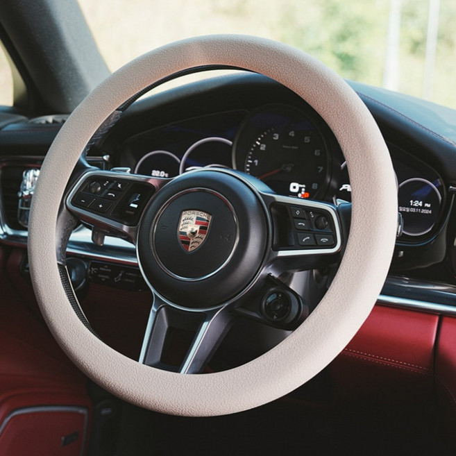 모드온 얇은 미끄럼방지 논슬립 실리콘 핸들커버, 베이지