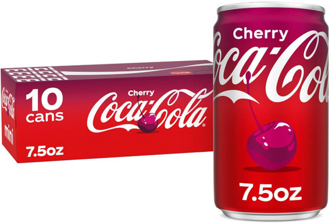 Coca-Cola 코카콜라 체리 미니캔 mini Cherry Coke, 222ml, 10개