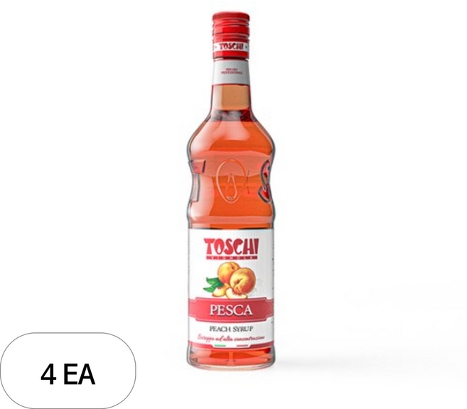 토스키 피치 시럽, 1L, 4개