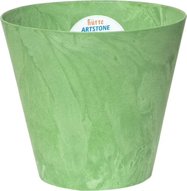 HUTTE Artstone Claire Pot 經典盆系列 NEW color(D27cm H24cm), 綠, 1