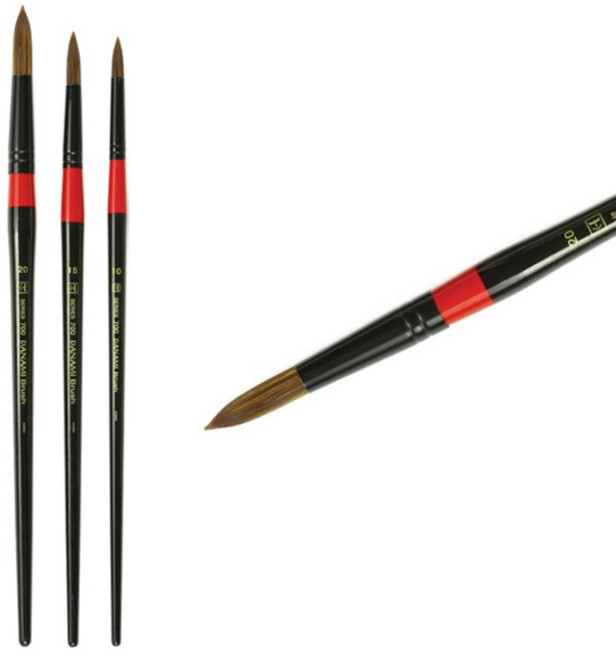 단아미 수채화 둥근 붓 700R 16호, 1개