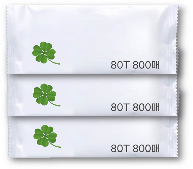 80g 낱개포장 업소용물티슈 대용량 식당 일회용 물티슈, 800개입, 1개