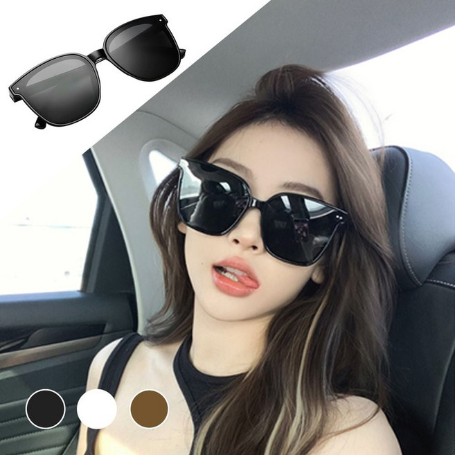 알큰선글라스 남자 여자 골프선글라스 패션 스퀘어 큰얼굴선글라스 뿔테 낚시 안경 one28973Hm