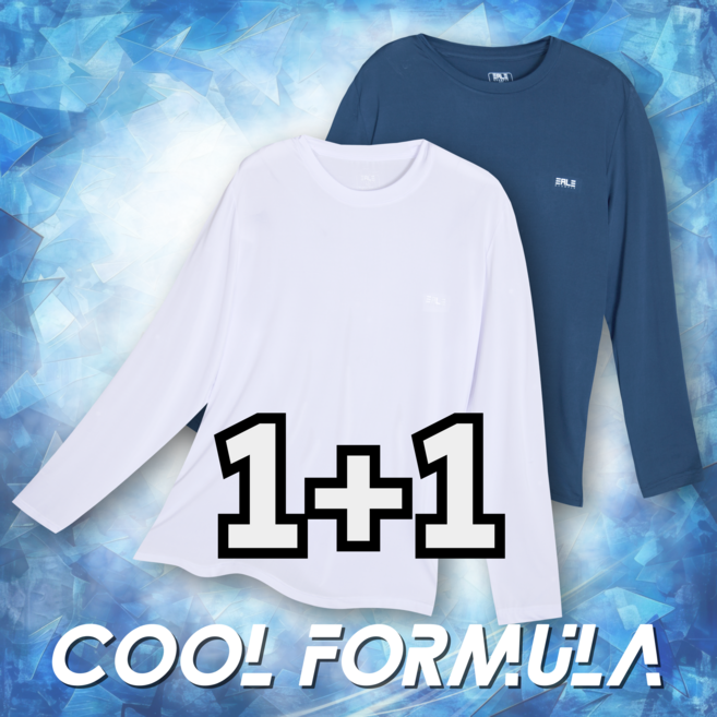 macci (마찌) 쿨포뮬러 기능성 스판 냉감 쿨 긴팔 티셔츠 (정품)