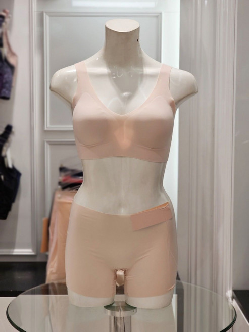 [국내매장 정품] [트라이엄프] 슬로기 제로필 심리스 무봉제 브라 사각팬티 세트 SBD 683155