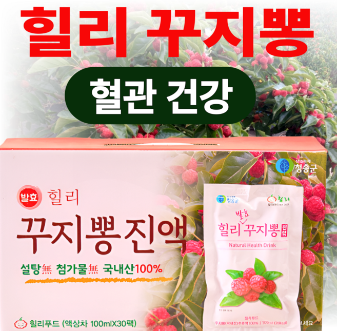 피로회복 힐리농원 발효꾸지뽕진액 100ml 30팩, 2박스, 3L