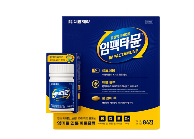 [코스트코 무료배송] 대웅제약 임팩타뮨 84 활성형 비타민B, 84정, 1개