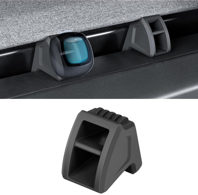 호환 테슬라 주니퍼 하이랜드 방향제 송풍구 거치대 클립 홀더 고정 신형 모델3 모델y, 블랙, 2개