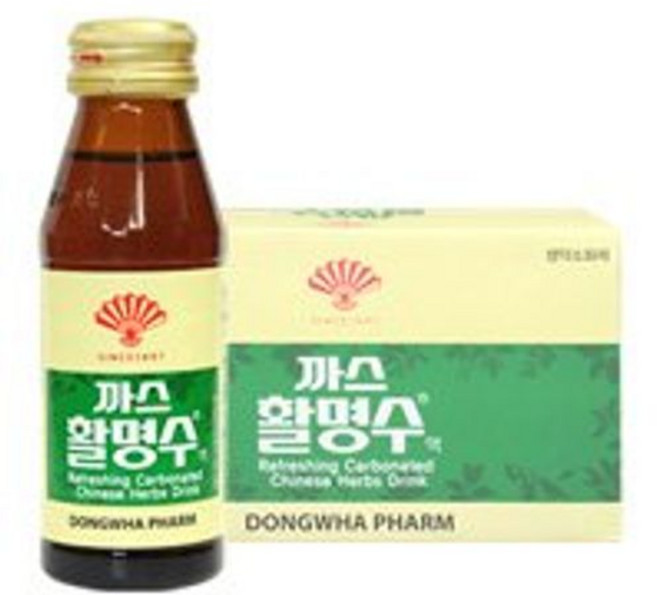 활명수 탄산 허브 드링크 75ml (10 병) Whal Myung Su Carbonated Herb Drink 75ml (10 Bottles), 1개