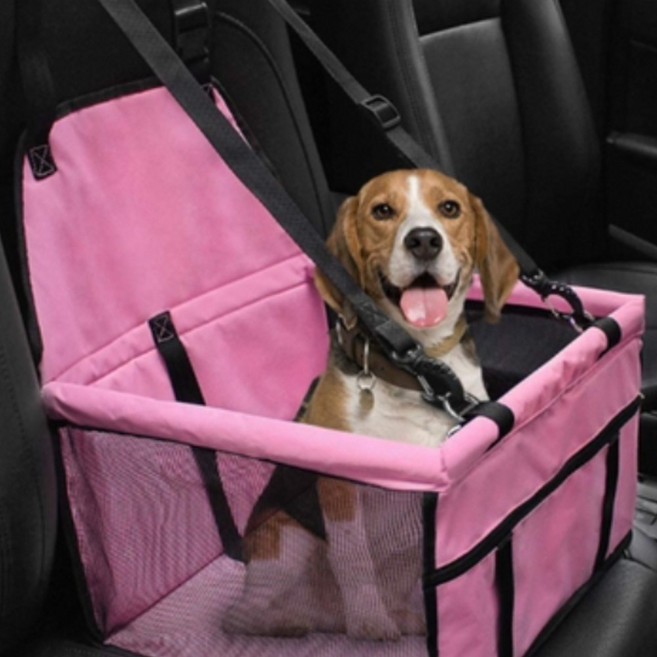 차량용 강아지 카시트 애견 차시트 드라이빙킷 방수형, 핑크, 1개