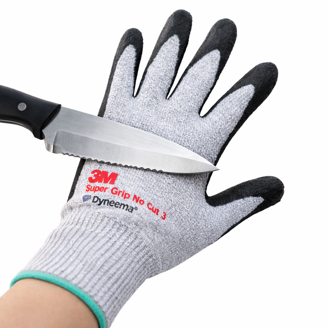 쓰리엠 절단방지 방검장갑 칼베임방지 안전장갑 레벨 3등급, 1개, 그레이