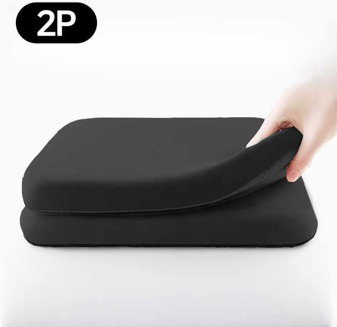 엔빙 푹신한 체중분산 메모리폼 사각 방석 1+1