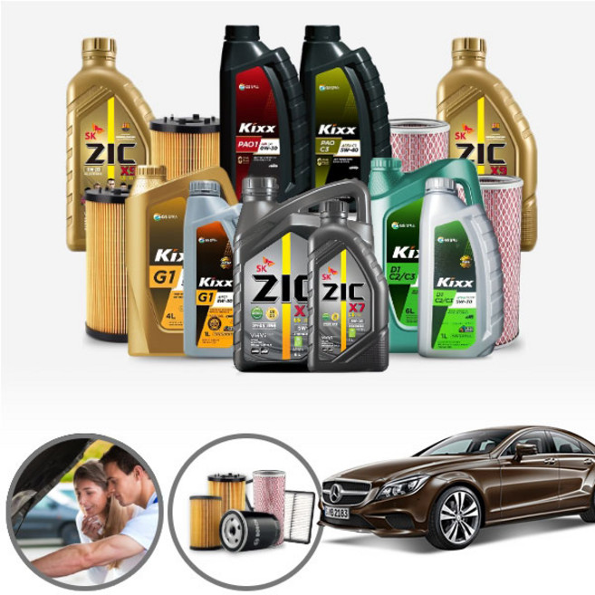 W218 CLS63 AMG (M157) 가솔린 합성엔진오일 필터세트 9리터 IPA-P387+IPA-P387+IPEO-867 ONL-0500900 cs07009, 킥스G1(가솔린) 5W20 필터세트, 1개, 4L
