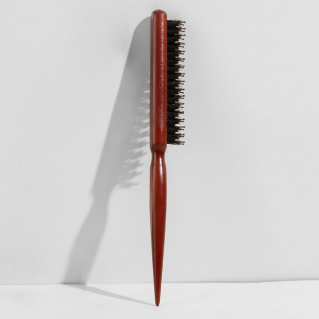 로멀리 업스타일 돈모 헤어 브러쉬, 1개, 브라운
