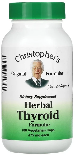 크리스토퍼스오리지널포뮬러 허벌 싸이로이드 포뮬라 475mg 베지 캡슐 100정, 1개, 100개 - 쿠팡