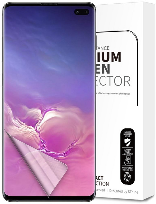 리빙그레이 갤럭시 S10 5G S10플러스 S10e 고투명 우레탄 풀커버 국산 액정 보호 필름, 5개