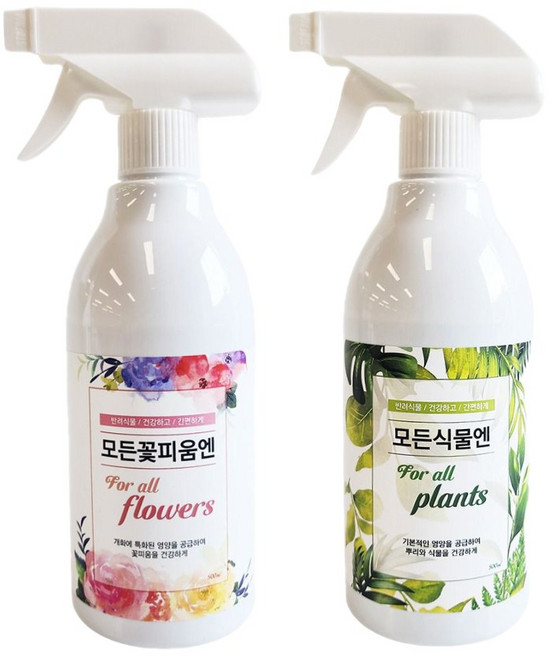 농사친구 모든식물엔 500ml 모든꽃피움엔 500ml 고급 식물 영양제, 01. 모든식물엔+꽃피움엔세트, 1개