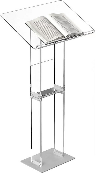 Kismetic 아크릴 강연대 사회대 강의대 교탁 교단 강당 예식장 연단, 투명하다