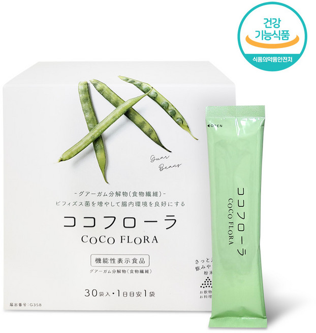 코코플로라 구아검 프리바이오틱스 216g, 1박스, 30회분
