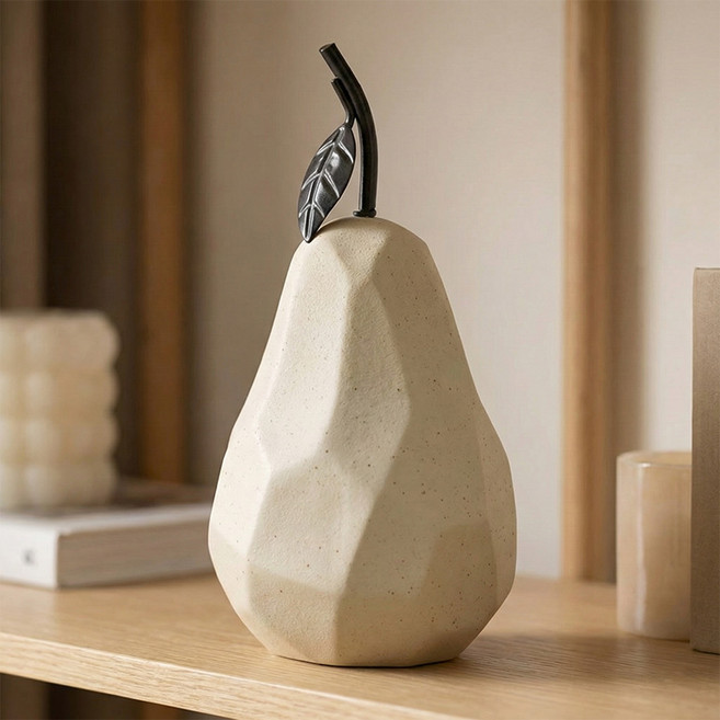 사과 배 세라믹 오브제 도자기 화기