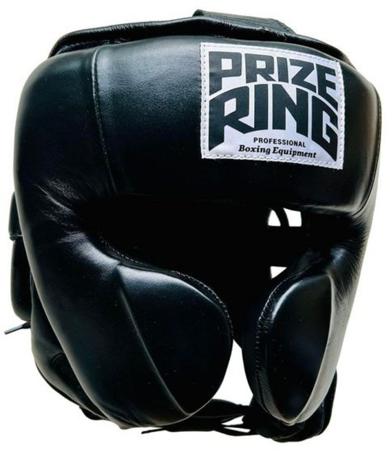 PRIZE RING 프라이즈 링 Professional SX 가죽 헤드 기어 블랙 M, 상세페이지 참조