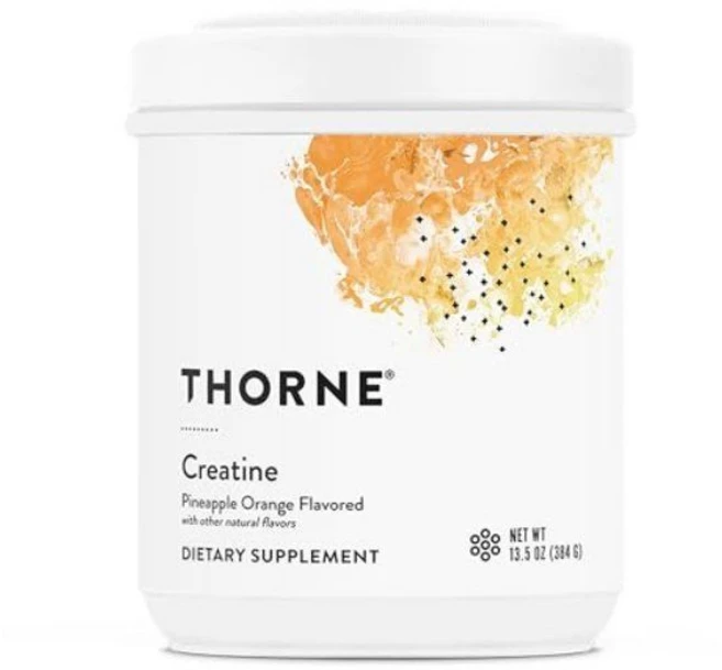 쏜 크레아틴 Creatine 아미노산 헬스 스포츠 파우더 파인애플 오렌지 분말 가루384g, 1개 - 쿠팡