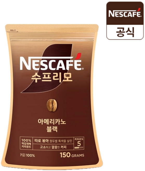 네스카페 수프리모 아메리카노 블랙 430g, 1개입, 1개